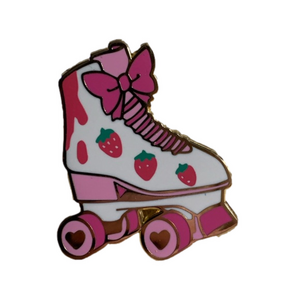 Strawberry roller skate 🛼 pin
